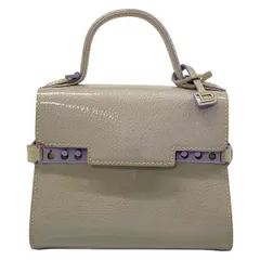 DELVAUX(デルボー) ハンドバッグ タンペートマイクロ グレー×パープル ミニバッグ レザーのサムネイル