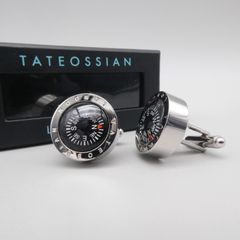 tac197 限定品/新品 タテオシアン カフリンクス シルバーギア