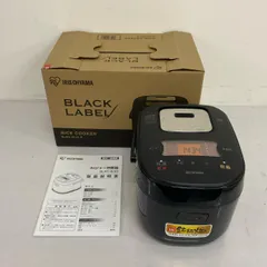 Iris Ohyama  アイリスオーヤマ IHジャー BlACK LABEL BLRC-IE30 炊飯器  ブラック 中古【通⚪︎】のサムネイル