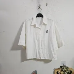 ルーズフィット シャツ 白のサムネイル