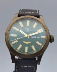 中古 箱付き ボールウォッチ BALL WATCH エンジニア III ブロンズスター マーベライト NM2186C デイデイト グリーン 自動巻き メンズのサムネイル