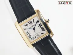 カルティエ CARTIER タンクフランセーズLM YG W5000156 シルバー 自動巻き 革ベルト ユニセックス【中古】時計のサムネイル