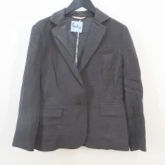 ポールスミス PAUL SMITH Paulx 長袖 ジャケット 40 黒系 ブラック 薄手 サイドポケット バックスリットのサムネイル