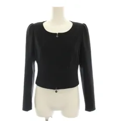 ルネ Rene basic ノーカラージャケット ジップアップ 34 紺 ネイビー 長袖 5333020 /YMのサムネイル