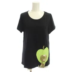 フランシュリッペ franche lippee Tシャツ 半袖 M 黒 ラウンドネック キャラクタープリント /JPのサムネイル