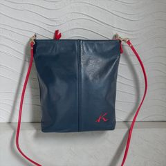 美品」Kitamina ショルダーバッグ 赤クリーム - メルカリ