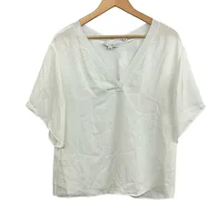 VINCE(ヴィンス) 半袖カットソー サイズM レディース美品  - 白 Vネックのサムネイル