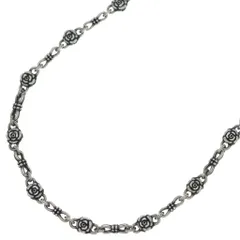 Justin Davis (ジャスティンデイヴィス) BOHEMIAN ボヘミアン ローズモチーフネックレスチェーン シルバー SNJ210のサムネイル