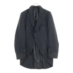 COMME des GARCONS HOMME PLUS (コムデギャルソンオムプリュス) 2ボタン ポリエステル テーラードジャケット ブラック PO-J076のサムネイル