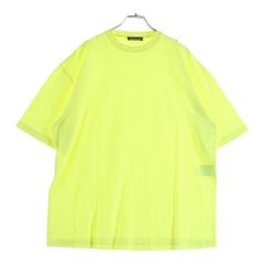バレンシアガ パンチング加工 Tシャツ ネオンイエロー タグ付き新品 