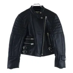 Acne Studios (アクネ ストゥディオズ) 13AW MOI レザー ライダースジャケット ブラックのサムネイル
