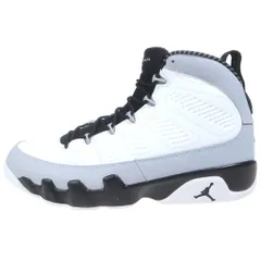 NIKE (ナイキ) AIR JORDAN 9 RETRO BARONS 302370-106 エアジョーダン 9 バロンズ ハイカットスニーカー シューズ ホワイト/グレー US10.5/28.5cm