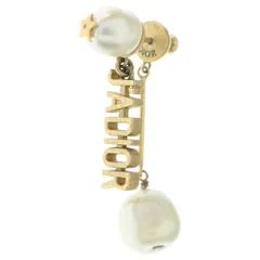 Christian Dior (クリスチャンディオール) J'ADIOR スタードロップ パール ピアス ゴールド レディースのサムネイル
