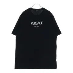 VERSACE (ヴェルサーチ) Embroidery Tee ロゴ刺繍 半袖Tシャツ ホワイトのサムネイル