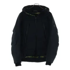 DESCENTE (デサント) 水沢DOWN 内側カモフラ柄 フーデッドダウンジャケット ブラック DOR-C7857のサムネイル