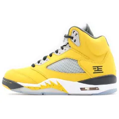 NIKE (ナイキ) AIR JORDAN 5 RETRO T23 IO3372-700 エアジョーダン5 レトロ ハイカットスニーカー イエロー US9/27cm