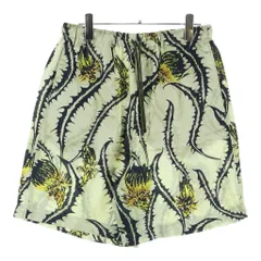 DRIES VAN NOTEN (ドリスヴァンノッテン) 25SS PIPERI 1001 M.W.PANTS ピペリ ボタニカル総柄 レーヨン イージーショーツ ハーフパンツ ベージュ/ブラック 251-020931のサムネイル