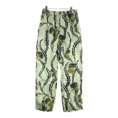 DRIES VAN NOTEN (ドリスヴァンノッテン) 25SS PARKINO 1001 M.W.PANTS パーキノ ボタニカル総柄 レーヨン イージーパンツ ベージュ/ブラック 251-020936のサムネイル