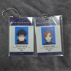 呪術廻戦 ポップアップストア 韓国 IDカード キーリング 五条悟 夏油傑