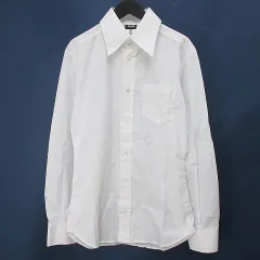 ドルチェ&ガッバーナ ドルガバ DOLCE&GABBANA 長袖 シャツ ブラウス 30/44 白系 ホワイト 無地 ボタン 透け感 イタリア製のサムネイル