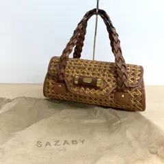 美品 SAZABY サザビー かごバッグ ハンドバッグ   【BKr8-10】のサムネイル