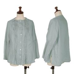 ヨウジヤマモト ファムYohji Yamamoto FEMME コットンニットブラウス グレー2 ヨウジヤマモト ファムYohji Yamamoto FEMME コットンニット