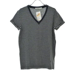 【TbyALEXANDERWANG】4C271207B3 ボーダーVネック半袖Tシャツのサムネイル
