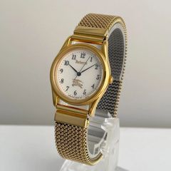 ☆超美品！バーバリー 5421-H11399 ピンクレディース腕時計 動作良好
