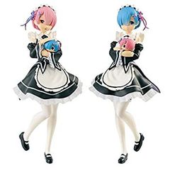 [중고] [미사용품] 이치 반 쿠지 Re : 처음부터 시작하는 이세계 생활 Happy Birthday REM & RAM! A상 렘과 램의 피겨