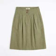 Scoop カーキ 膝丈 フレアスカート シンプル 大人カジュアル URBAN RESEARCH DOORS風のサムネイル