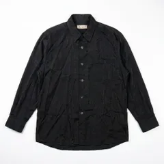 Domon ドモン 長袖シャツ ブラック モード 無地 Yohji Yamamoto風のサムネイル