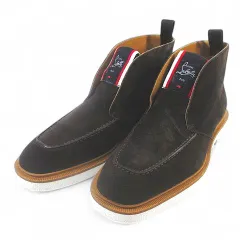 クリスチャンルブタン Christian louboutin シティークレープ アンクル ブーツ 3210523 スタッズ 41 ブラウン 茶系 スエード イタリア製のサムネイル