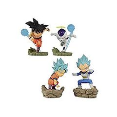 [중고] [미사용품] 드래곤 볼 슈퍼 World Collectable Diorama vol.3 전 4 종 세트 손오공 / 프리저 / SSGSS 손오공 / SSGSS 베지터