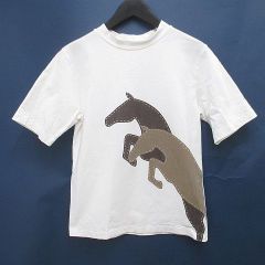 セブンテンバイミホカワヒト Tシャツ 花柄 アートプリントTシャツ S