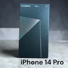 在庫処分価格　新品未使用【CASEKOO】iPhone 14 Pro 対応 マッドクリアケース 耐衝撃 カメラ保護 スマホケース