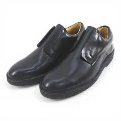 ソフネット SOPHNET. LACE LESS LEATHER SHOES SOPH-170148 革靴 スリッポン クレープソール 42 ブラック 黒系 レザー ポルトガル製のサムネイル