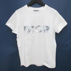 クリスチャンディオール Christian Dior ダニエル・アーシャム コラボ 20SS 半袖 Tシャツ カットソー 12 白系 ホワイト ロゴ 文字 プリントのサムネイル