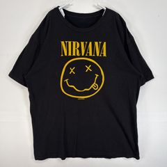 NIRVANA ブリーチ加工 ロングスリーブTシャツ 古着 NIRVANA ブリーチ