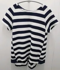 マッシモ ドゥッティ ストライプ ニット 半袖 Tシャツのサムネイル