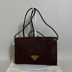 2605-263｜美品｜イヴサンローラン ショルダーバッグ レザー ブラウンのサムネイル