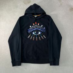KENZO ケンゾー パーカー ビッグアイ 刺繍ロゴ 入手困難 - メルカリ