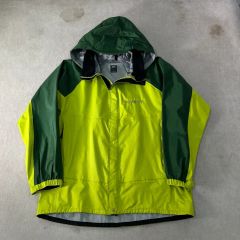 montbell フード付きジャケット 緑/マウンテンパーカー、スノーウェア