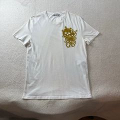21SS LOUIS VUITTON ルイヴィトン レザーロゴ 白Tシャツ S - メルカリ