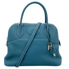 HERMES エルメス ボリード31 ブルージーン&ロデオPMローズアザレSET