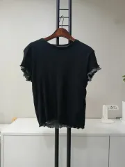 マッシモ ドゥッティ レイヤード フリル 半袖 ニットTシャツのサムネイル