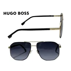 【HUGO BOSS】 ヒューゴ ボス　サングラス　1832/S　0NZ　マットブラック・マットゴールド　国内正規品のサムネイル