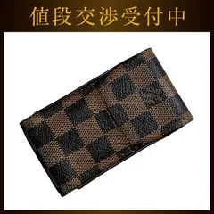 ルイ ヴィトン タバコケース エトゥイシガレット ブラウン 茶色 ダミエ エベヌ N63024 小物入れ ダミエキャンバス 中古 CT1013 LOUIS VUITTONのサムネイル