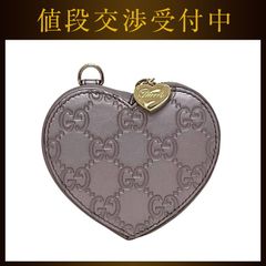 美品 GUCCI GG柄 ハート ピンク コインケース - メルカリ