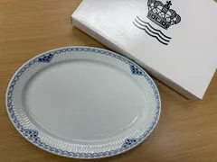 UW265254966　ロイヤルコペンハーゲン プリンセス オーバルディッシ　28㎝のサムネイル