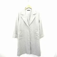 ヘザー Heather コート アウター チェスター ロング ウール混 スナップボタン S グレー 灰 /TT48のサムネイル